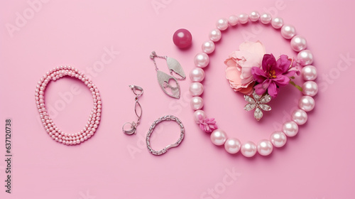 Mock_up._Female_accessories_on_a_pink_background