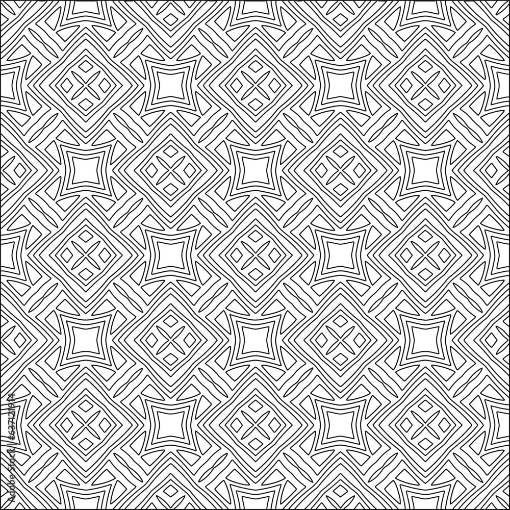 Stylish texture with figures from lines.Abstract geometric black and white pattern for web page, textures, card, poster, fabric, textile. Monochrome graphic repeating design. Stylish texture with figures from lines.Abstract geometric black and white pattern for web page, textures, card, poster, fabric, textile. Monochrome graphic repeating design.