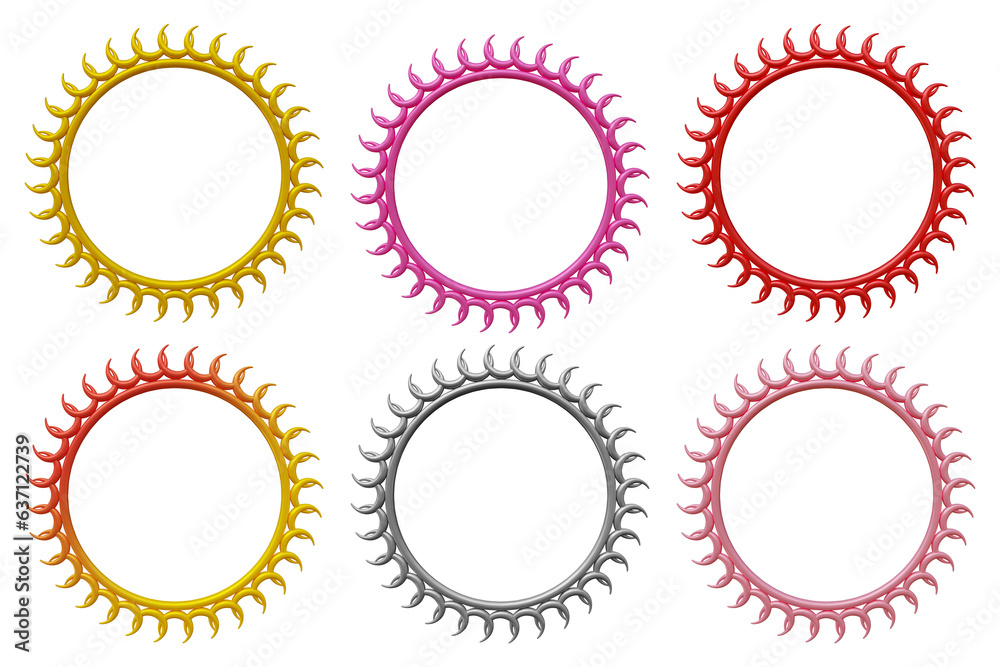 Set of frames design in 3d rendering isolated on transparent background. Geometric shapes for template and mockup concept. Set of frames design in 3d rendering isolated on transparent background. Geometric shapes for template and mockup concept.