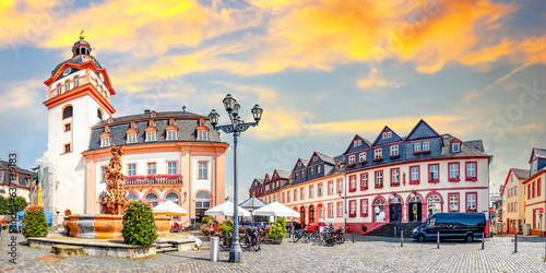 Marktplatz, Weilburg, Hessen, Deutschland 