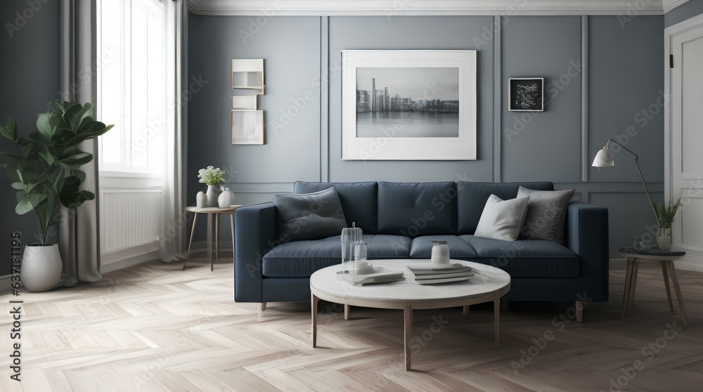 Luxury Modern living room interior with wooden decor in eco style. Luxury Modern living room interior with wooden decor in eco style.