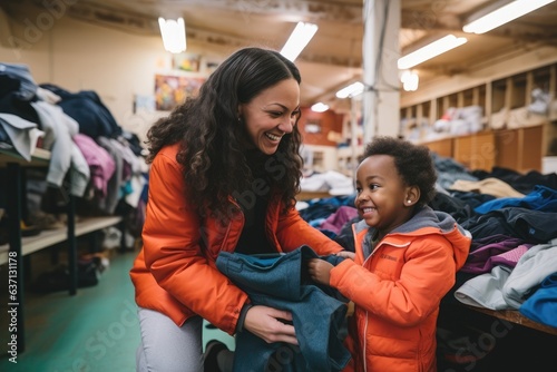 Exemplifying Empathy: Parent and Child Volunteer at Local Shelter Together