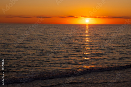 Sunset at the Torrey Pines beach