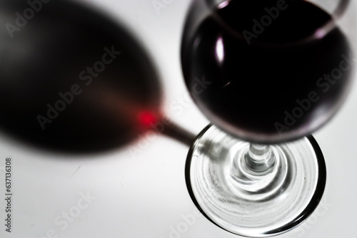 red wine glass