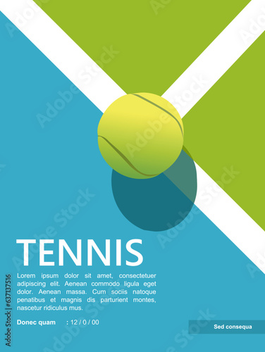 Great memorable tennis poster design best for your digital graphic and print	