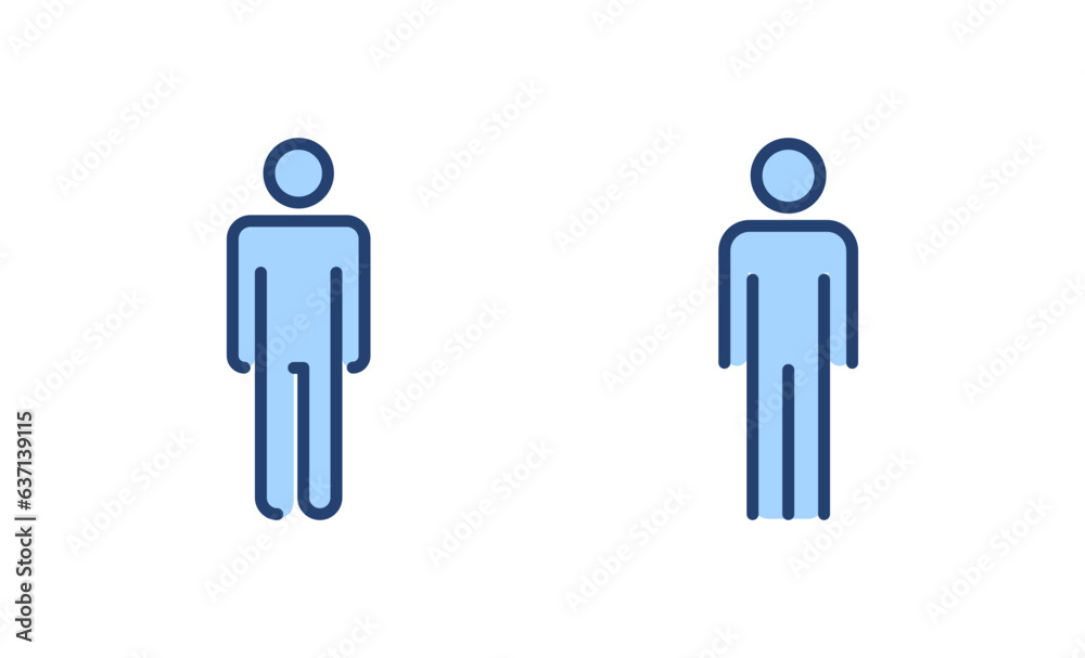 Man icon vector. male sign and symbol. human symbol Man icon vector. male sign and symbol. human symbol