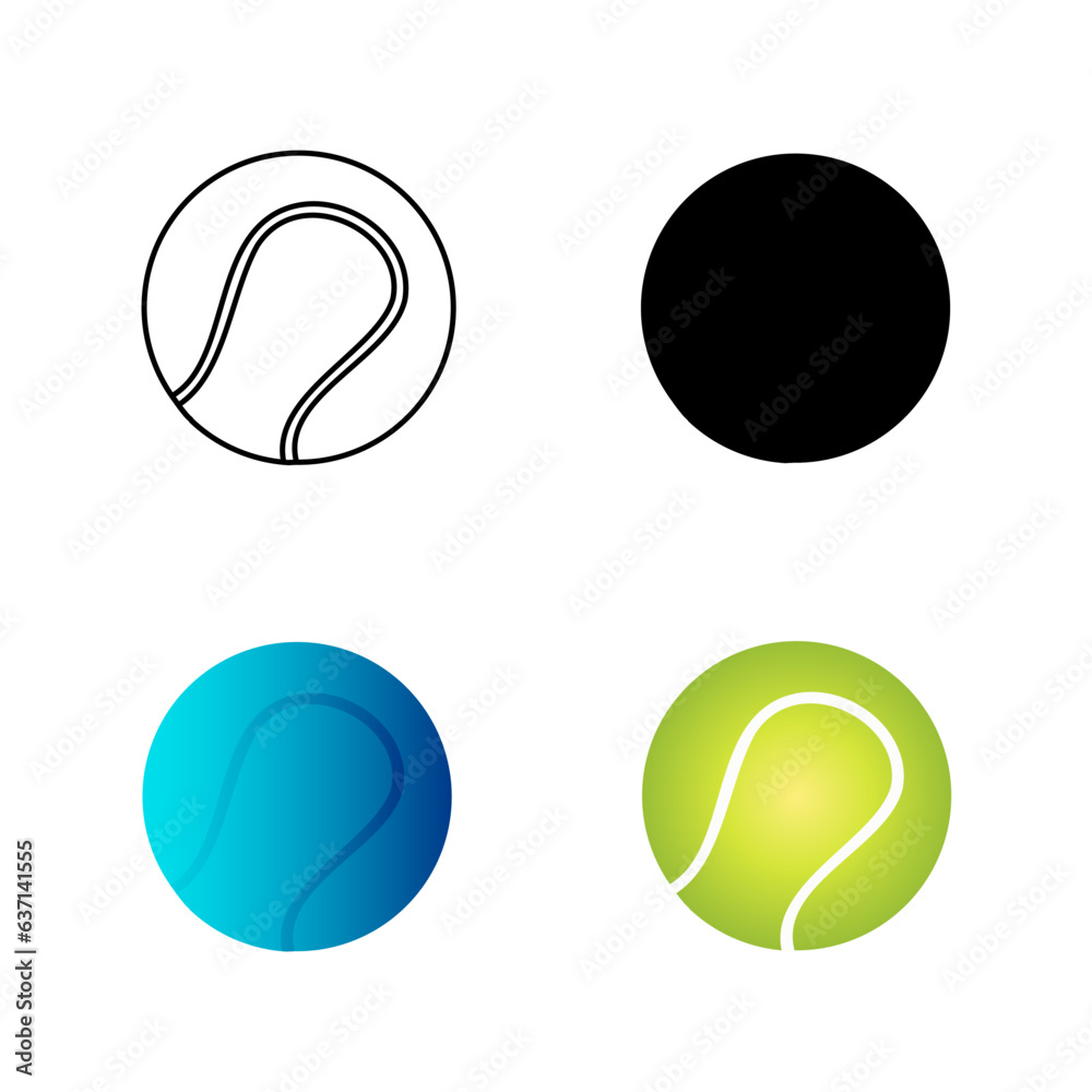 Abstract Tennis Silhouette Illustration Abstract Tennis Silhouette Illustration