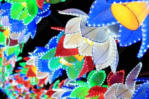 Chinese Lantern Festival Celebrating New Year. High-quality photo