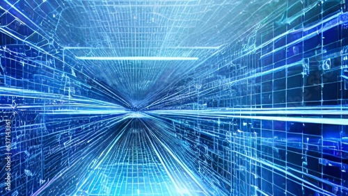 Abstract circuit board futuristic technology processing background