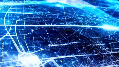 Abstract circuit board futuristic technology processing background