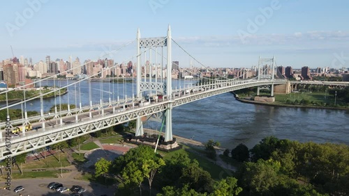 Triborough Bridge - Aerial Shot - Morning - Summer photo