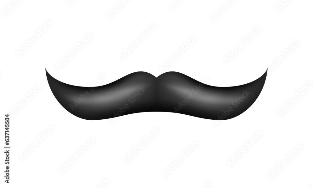 Vector black mens mustaches symbol of fathers day hipster gentleman barbershop Vector black mens mustaches symbol of fathers day hipster gentleman barbershop