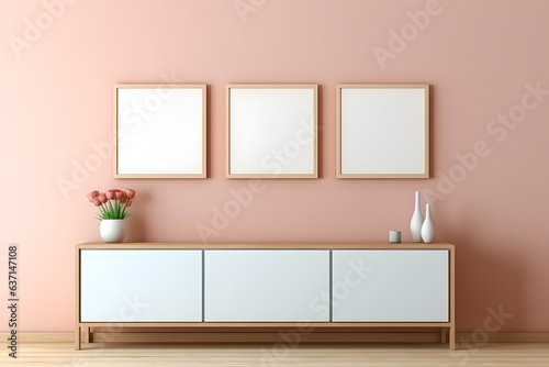 Stylish Minimalistic Decor, generative ai