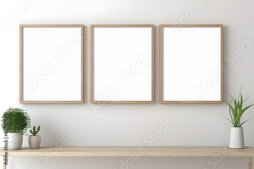 Modern Gallery Background, generative ai