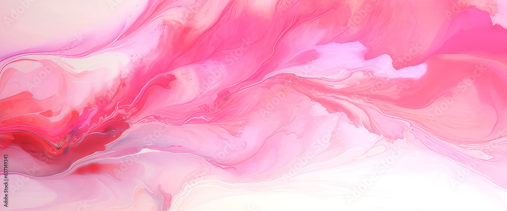 Abstract pink and gold marble background. Backdrop concept for your graphic design, digital collages, banner, poster, web design. Colorful illustration

