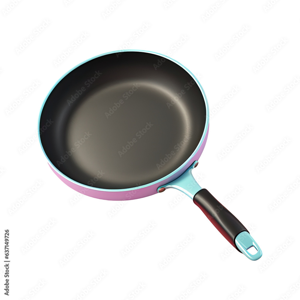 Frying pan on transparent background Frying pan on transparent background