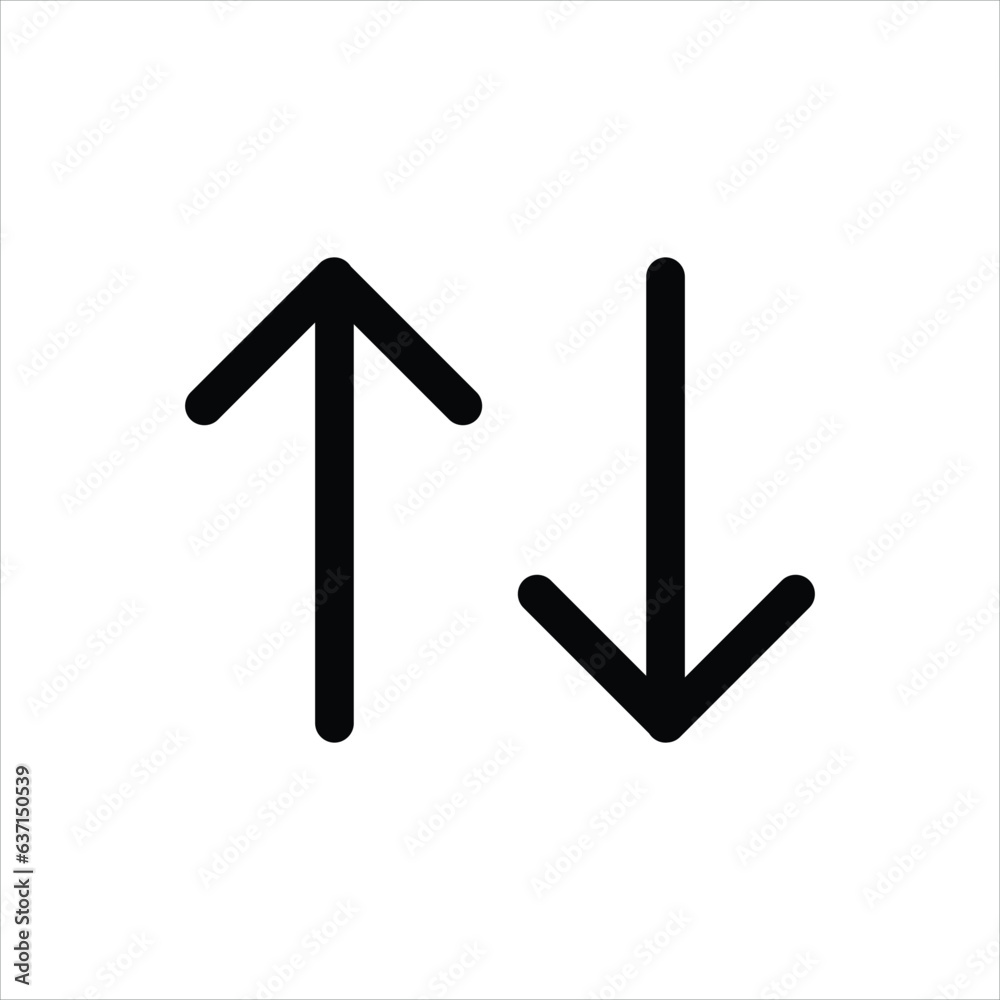 Sort Icon Vector Template. UI Sign and Symbol flat illustration on white background..eps Sort Icon Vector Template. UI Sign and Symbol flat illustration on white background..eps