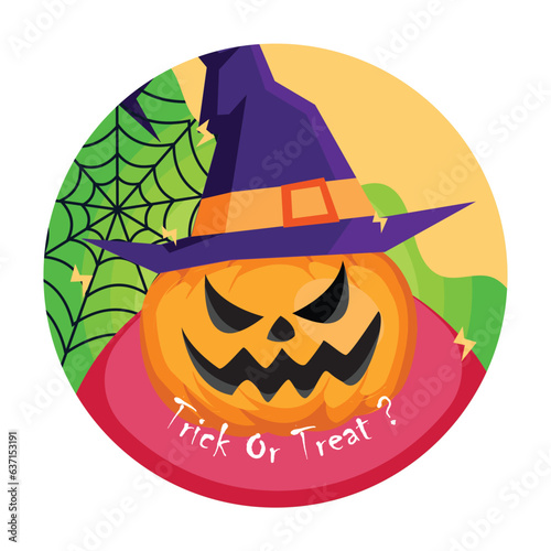 halloween jack o lantern vector