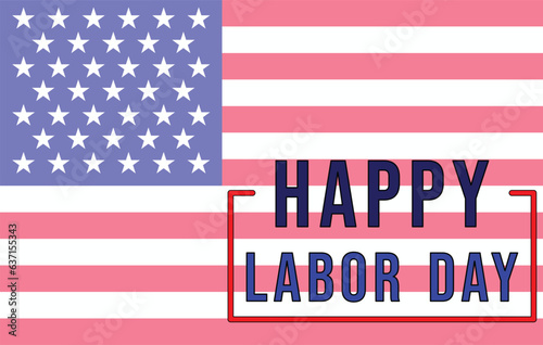 happy labor day, american background.