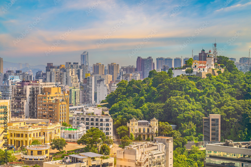 Obraz premium Beautiful cityscape of Macau downtown