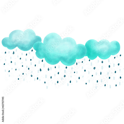 clouds and rain