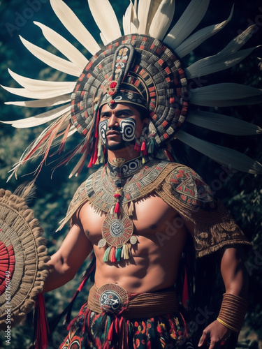 guerreros aztecas y mayas