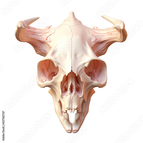 Skull fragment from an animal photo