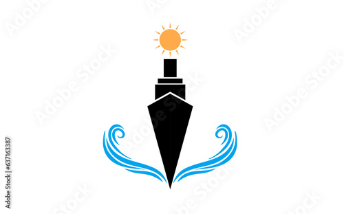 ship anchor sea logo