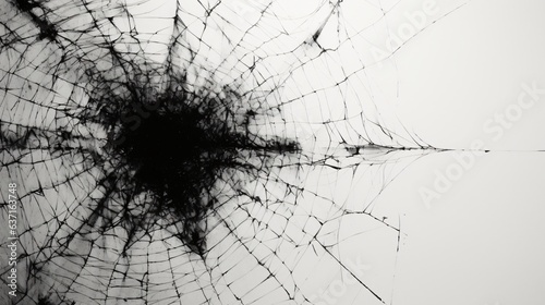 Monochrome Neuron Abstraction Wallpaper