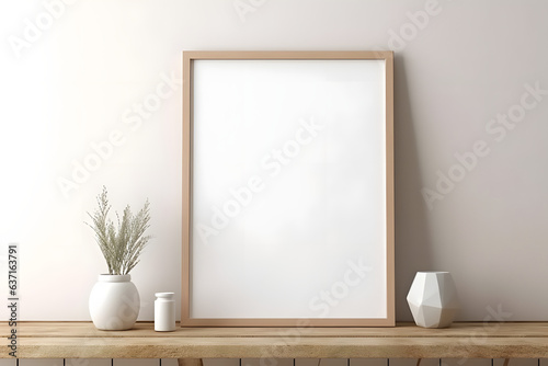 Frame Mockup Subtle Brilliance, generative ai