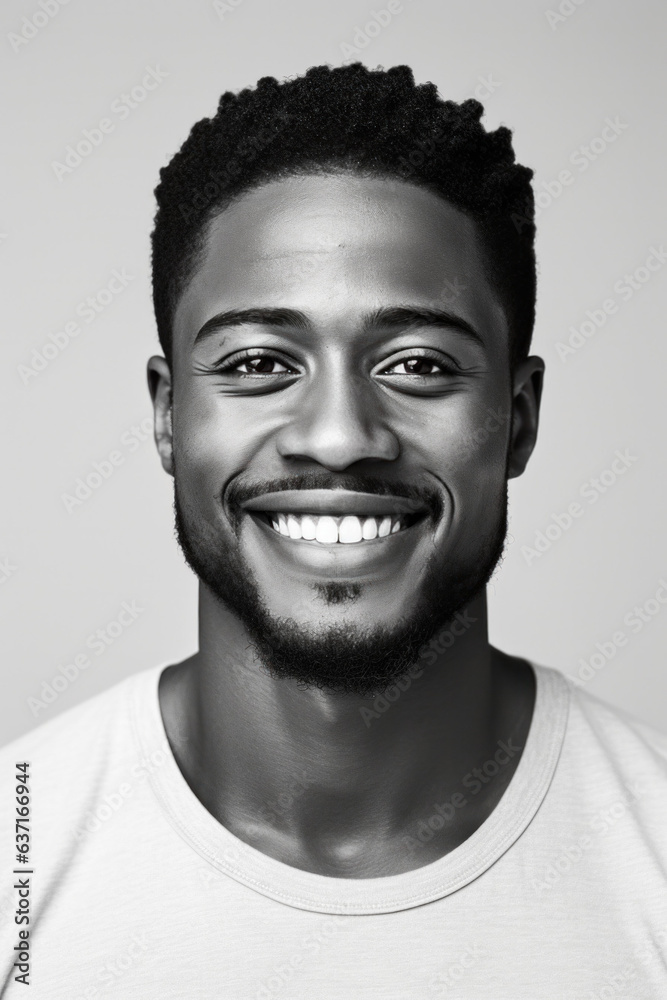Fototapeta premium Man portrait studio (AI Generated) 