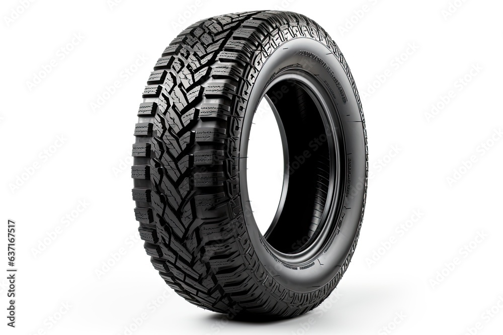 Good year winter tire, on white background without shadow Good year winter tire, on white background without shadow