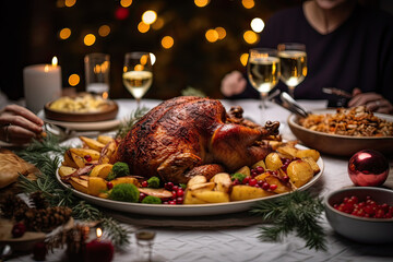 Christmas dinner (AI Generated) 