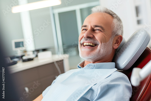 Man visit dentist  AI Generated  
