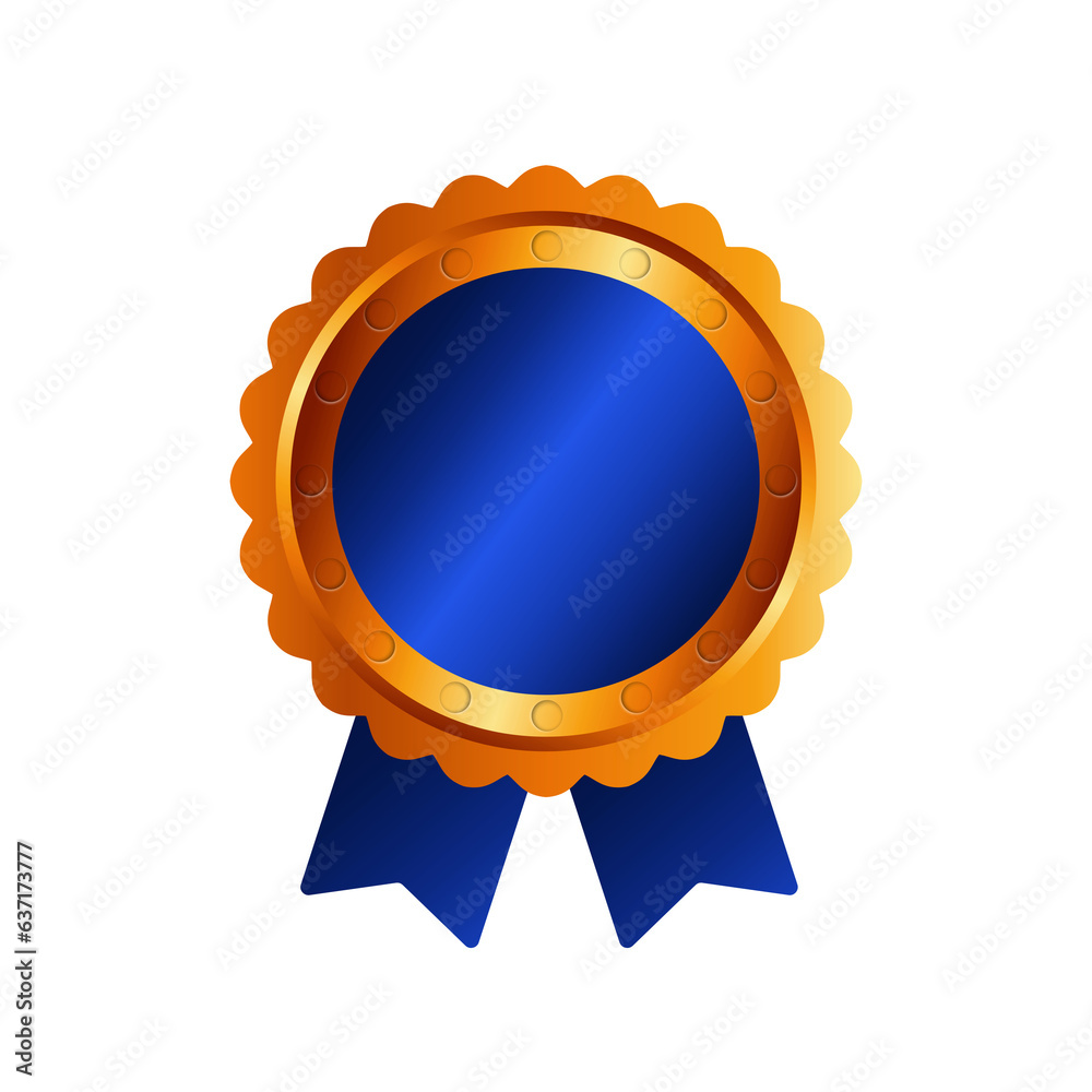 luxury blue gold award element design luxury blue gold award element design