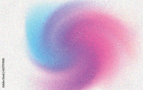Swirl multicolors gradient background, color gradation circle with grain noise texture watercolor abstract holographic blur. Color gradient soft blend mesh of blue, green, orange and red purple colors