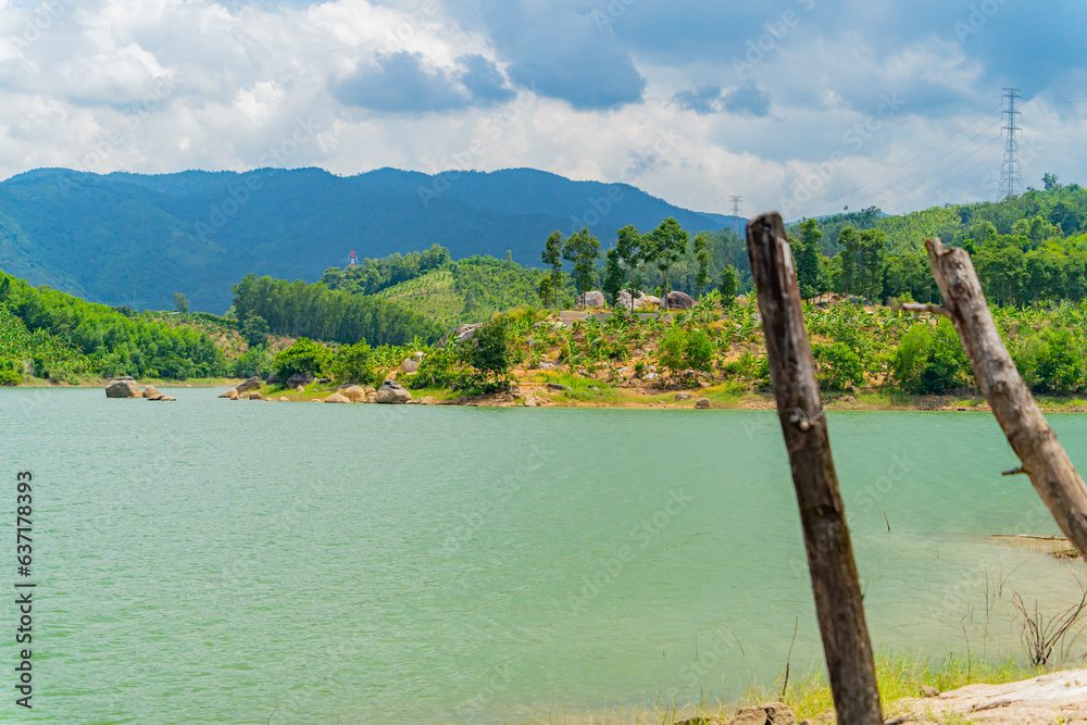 Artificial lake. Not far from Nha Trang in Vietnam. Artificial lake. Not far from Nha Trang in Vietnam.