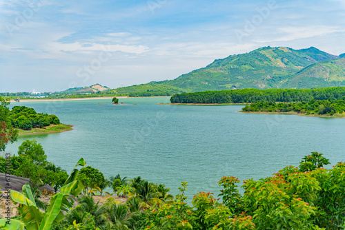 Artificial lake. Not far from Nha Trang in Vietnam.