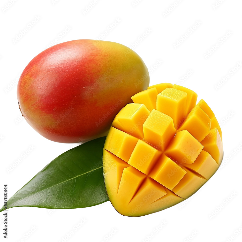 mango on a white background