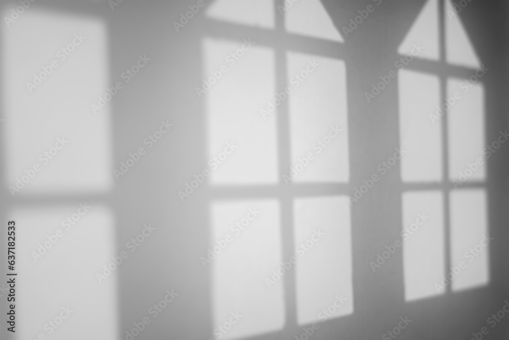 minimalist retro window shadow overlay
