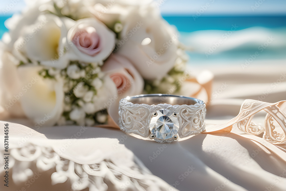 Fototapeta premium wedding bouquet 05