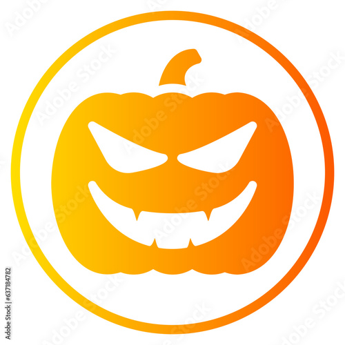 pumpkin gradient icon