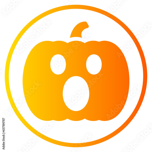 scary gradient icon