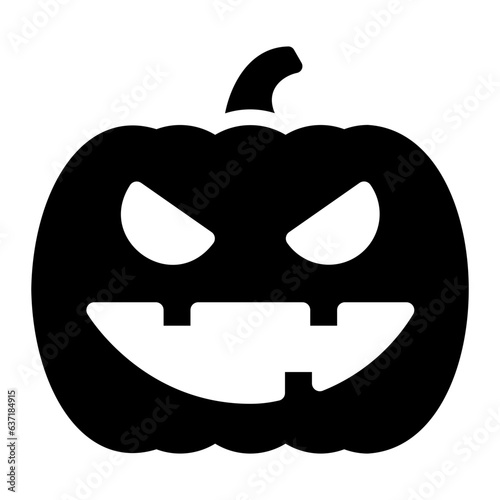 pumpkin glyph icon