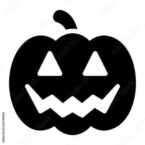 pumpkin glyph icon