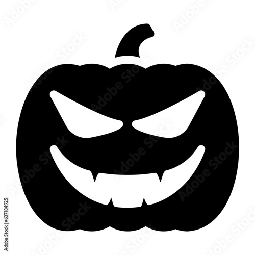 pumpkin glyph icon
