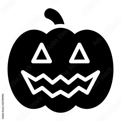 pumpkin glyph icon