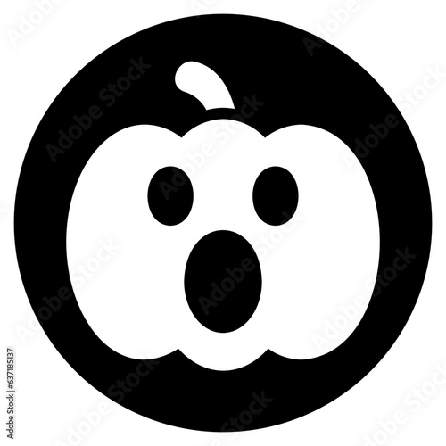 fear glyph icon