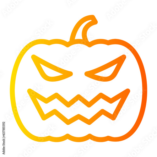 scary gradient icon