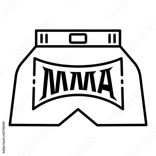 MMA boxer short